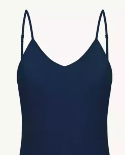 Jedwabny top Prea Navy Blue