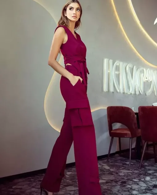 Kamizelka Burgundy Luxe
