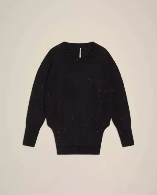 Kaszmirowy sweter z cekinami