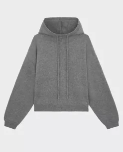 Kaszmirowy sweter z kapturem Sarla