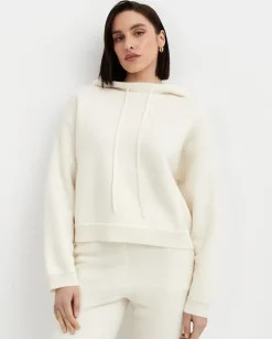 Kaszmirowy sweter z kapturem Sarla