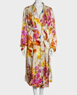 Kimono z kwiatowym printem