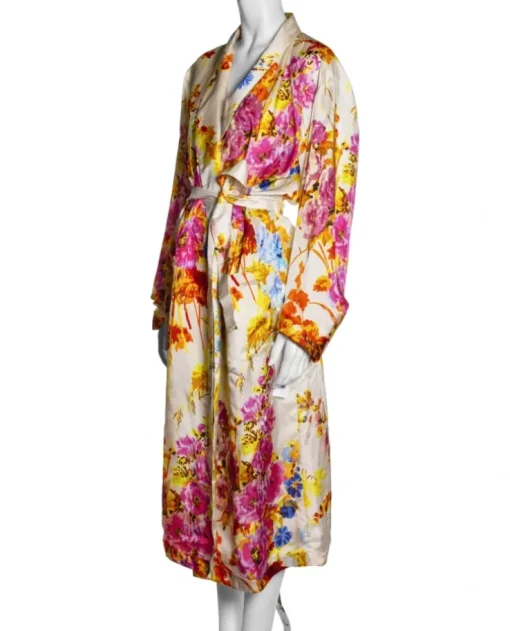 Kimono z kwiatowym printem