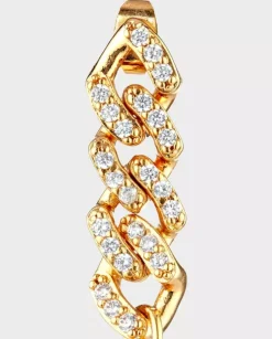 Kolczyk ze złoconym misiem Nostalgia Earring