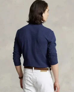 Koszulka polo z długim rękawem Slim Mesh Fit