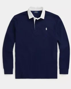 Koszulka polo z długim rękawem i logo
