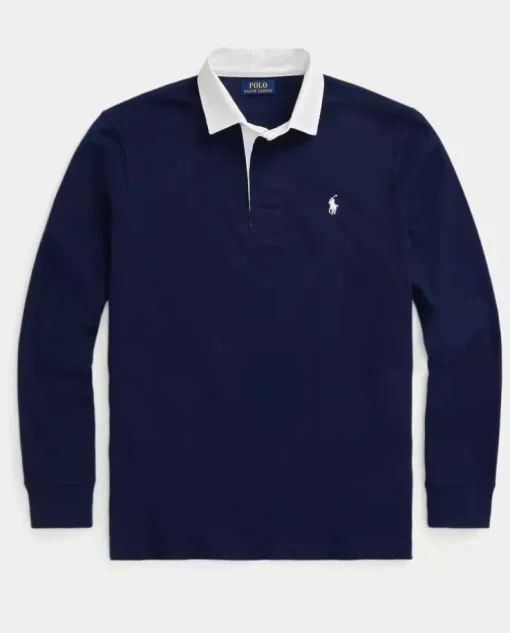 Koszulka polo z długim rękawem i logo