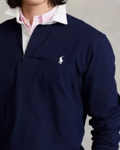 Koszulka polo z długim rękawem i logo