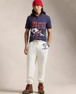 Koszulka polo z nadrukiem Skier Classic Fit