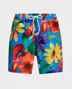 Kąpielówki w kwiatowy print