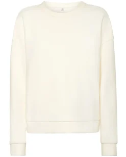 Kremowa bluza dresowa