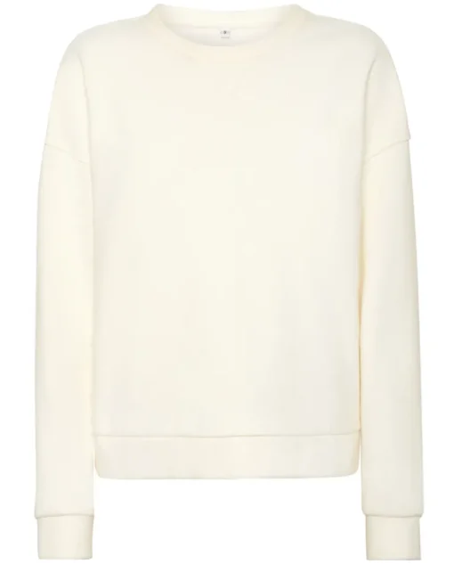 Kremowa bluza dresowa
