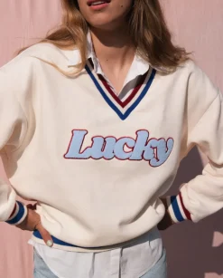 Kremowa bluza Lucky