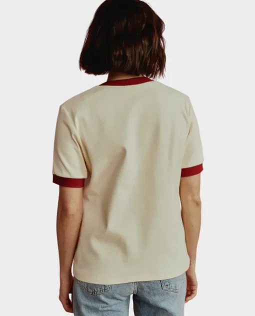 Kremowy t-shirt Picante