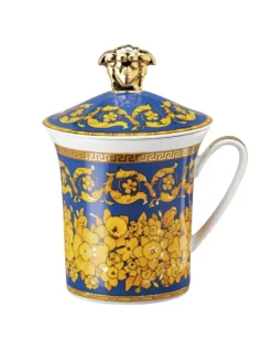 Kubek z przykrywką Floralia Blue