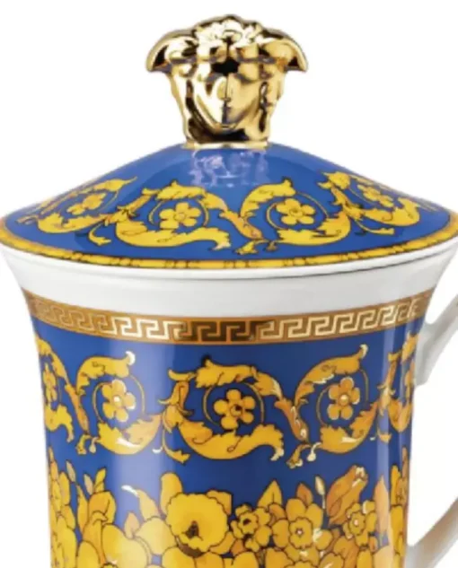 Kubek z przykrywką Floralia Blue