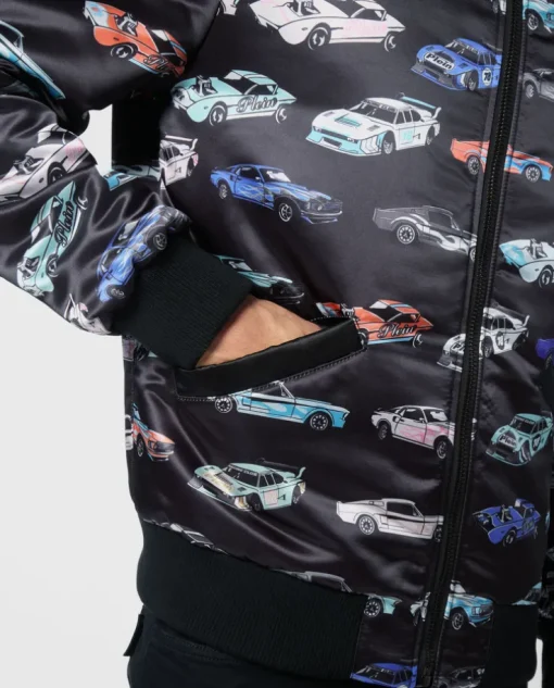 Kurtka bomber z printem
