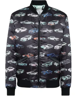 Kurtka bomber z printem
