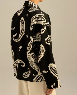 Kurtka oversize z printem Tove