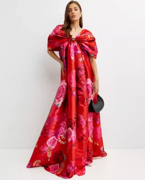 Kwiecista sukienka Italian Rosa