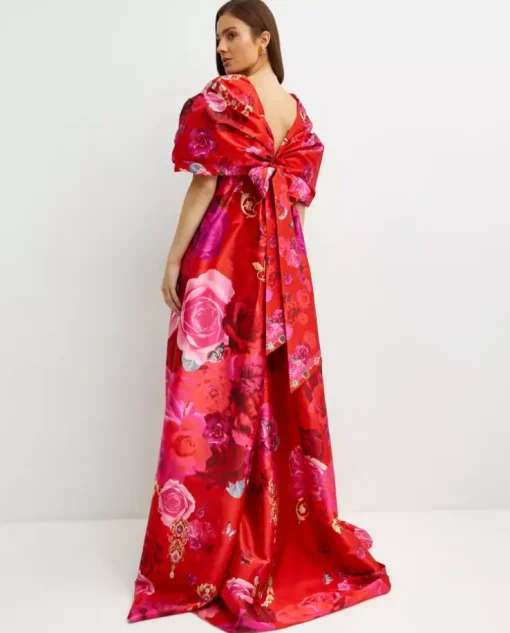 Kwiecista sukienka Italian Rosa