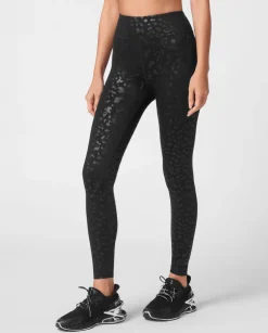 Legginsy sportowe w cętki