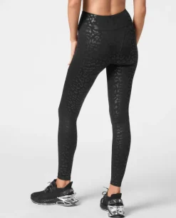 Legginsy sportowe w cętki