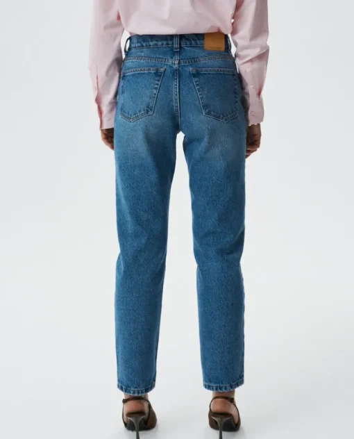 Lekko zwężane jeansy Denim Rust
