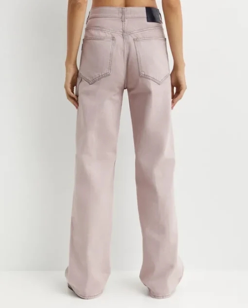 Liliowe jeansy Winona Loose Fit