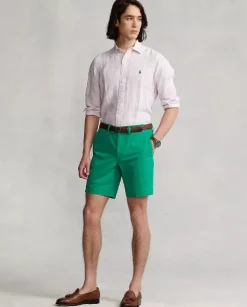 Lniana koszula w paski Custom fit