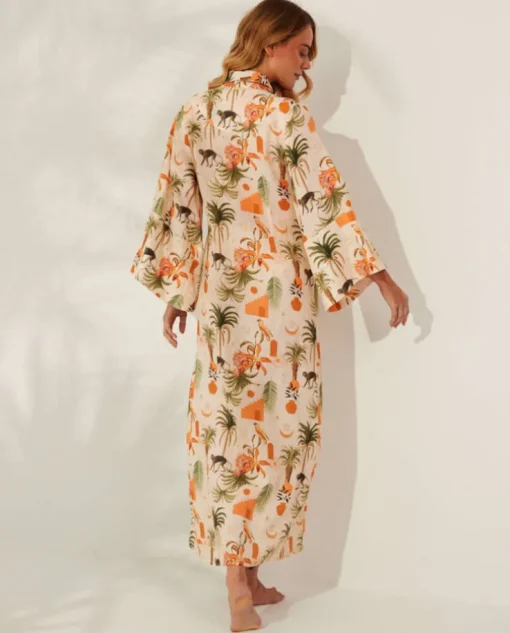 Lniane kimono Nuphar Tulum