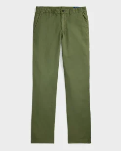 Lniano-bawełniane spodnie Straight Fit