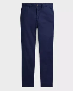Lniano-bawełniane spodnie Straight Fit