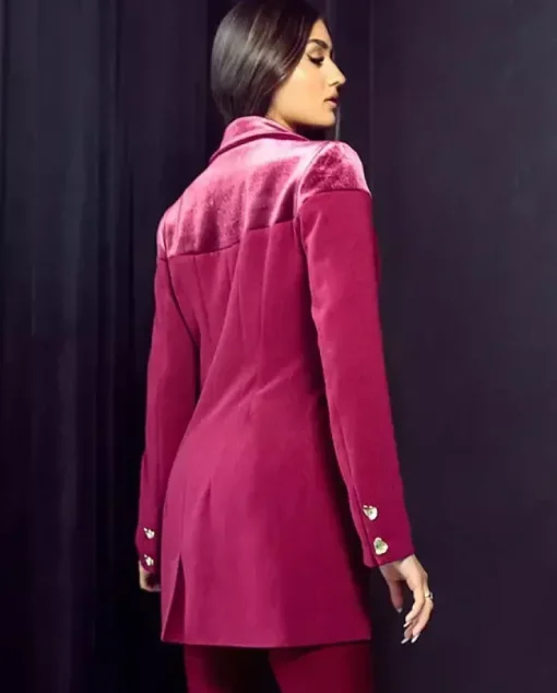 Marynarka Burgundy Velvet