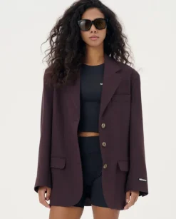 Marynarka oversize Scarlet Violet