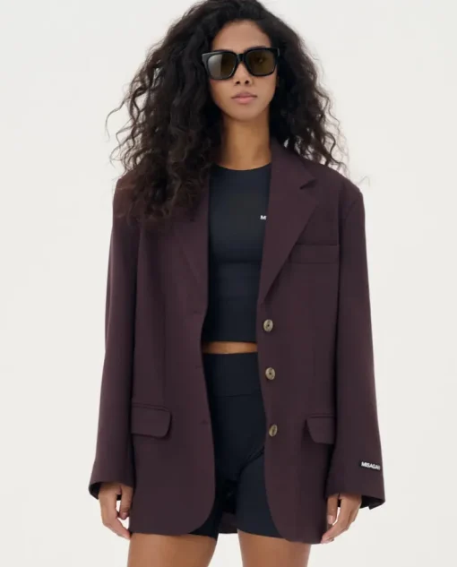 Marynarka oversize Scarlet Violet