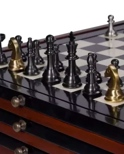 Metalowe szachy CHESS SET