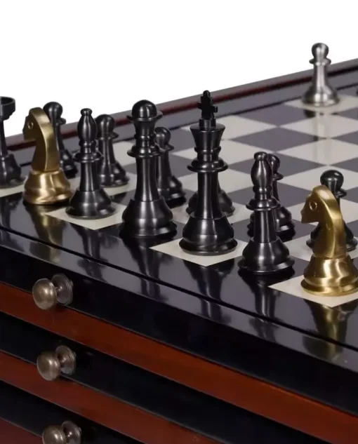 Metalowe szachy CHESS SET