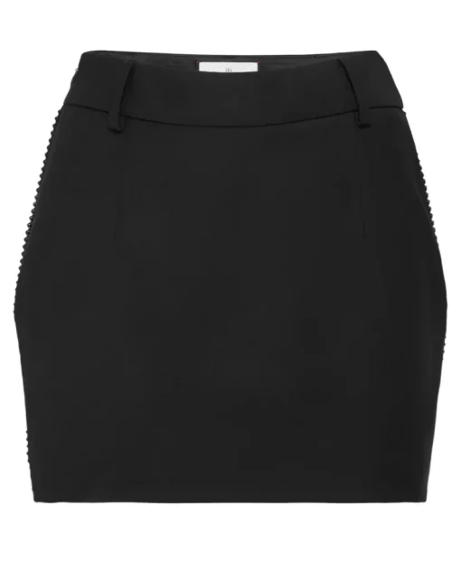 Mini spódniczka z aplikacją z kryształów