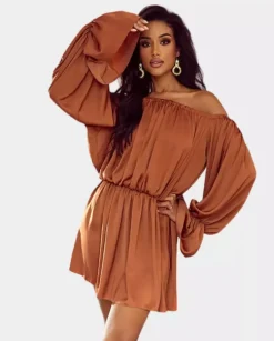 Mini sukienka Boho Sunset Elegance