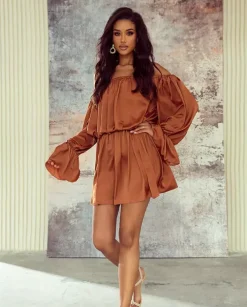 Mini sukienka Boho Sunset Elegance