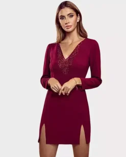 Mini sukienka Crimson Elegance