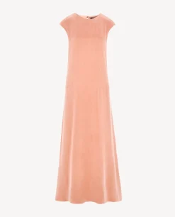 Morelowa maxi sukienka Cecile