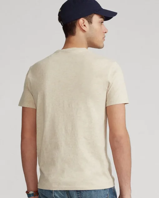 Męski t-shirt z logo Custom Slim Fit