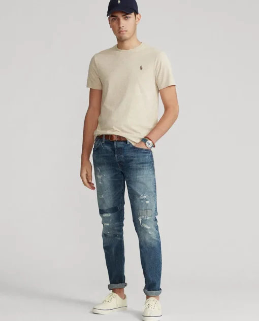 Męski t-shirt z logo Custom Slim Fit