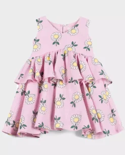 Muślinowa sukienka Pink Daisy