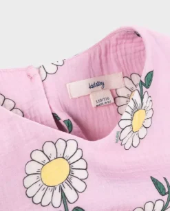 Muślinowa sukienka Pink Daisy
