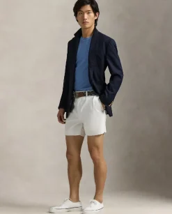 Niebieska bawełniana koszulka Slim Fit