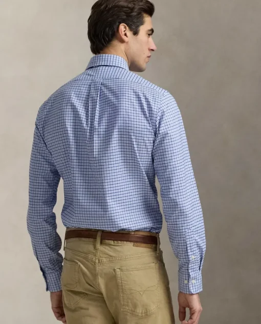 Niebieska koszula Custom Fit