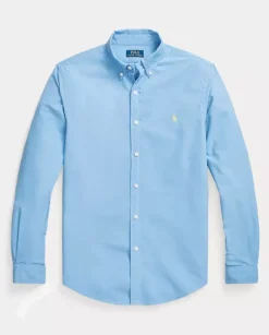 Niebieska koszula Oxford Custom Fit